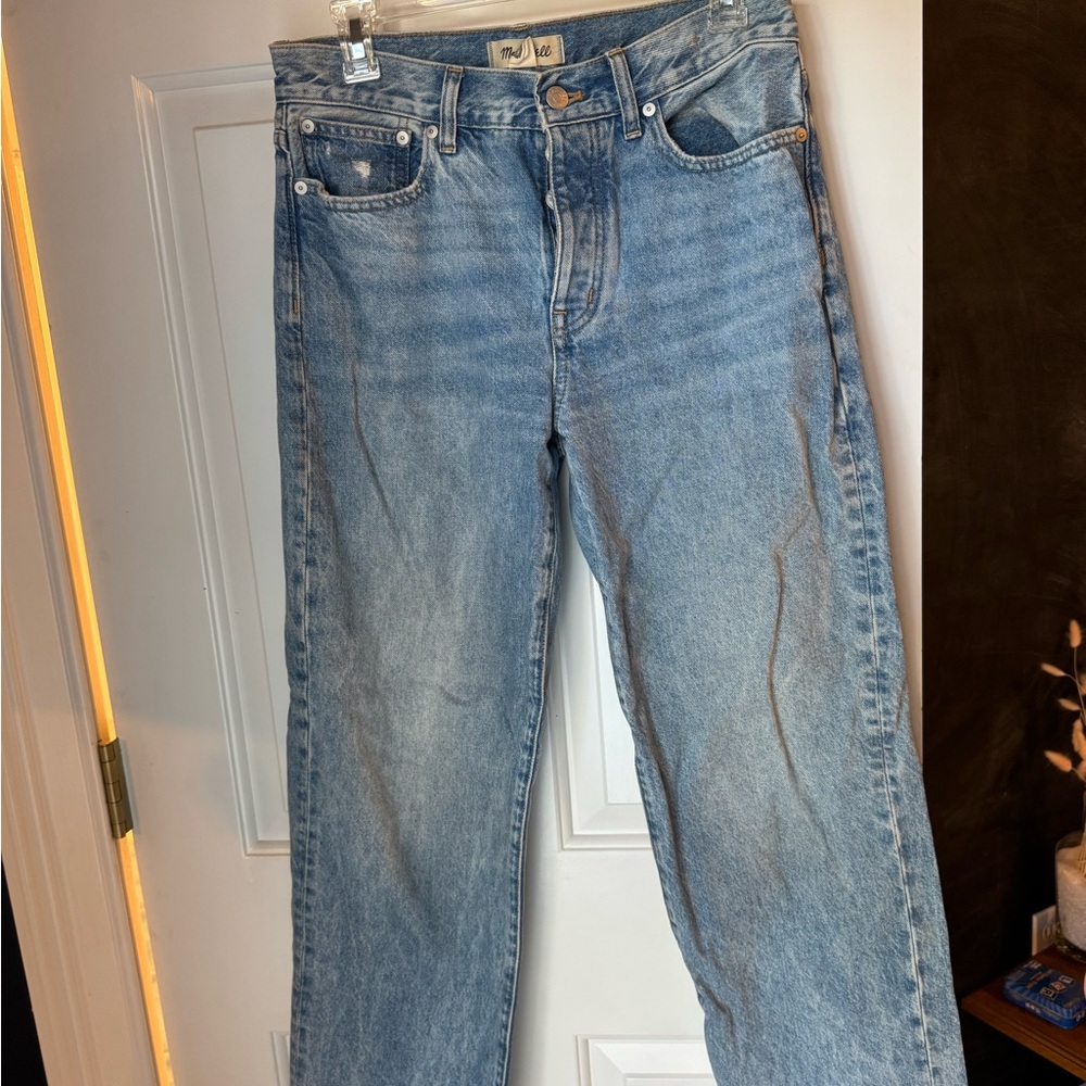 Madewell Women's Straight Leg Jeans - Light Blue